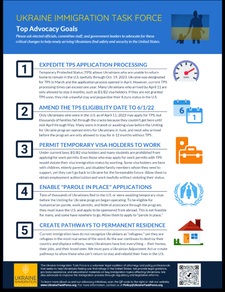 Top Immigration Advocacy Initiatives